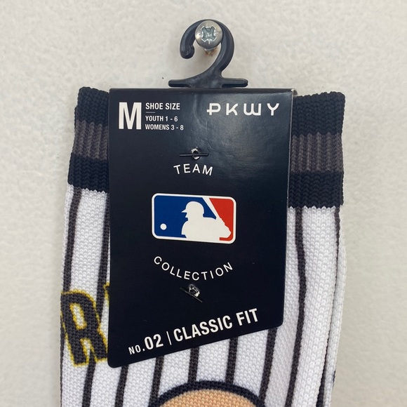 San Diego Padres Friar Faithful Crew Socks Youth Med (1-6) Womens Small (3-8) - Picture 5 of 5
